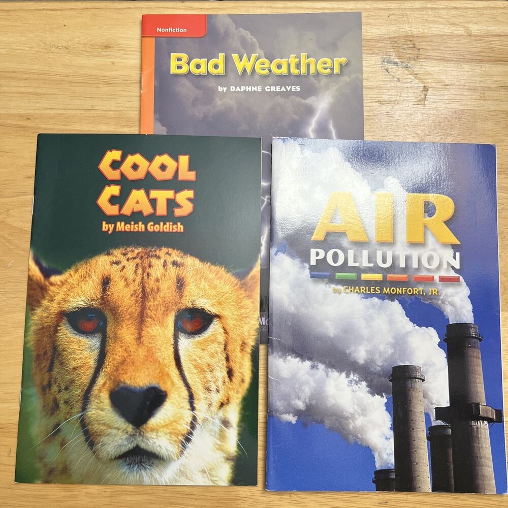 Cool Cats Air Pollution Bad Weather Macmillan McGraw hill Leveled Reader Library
